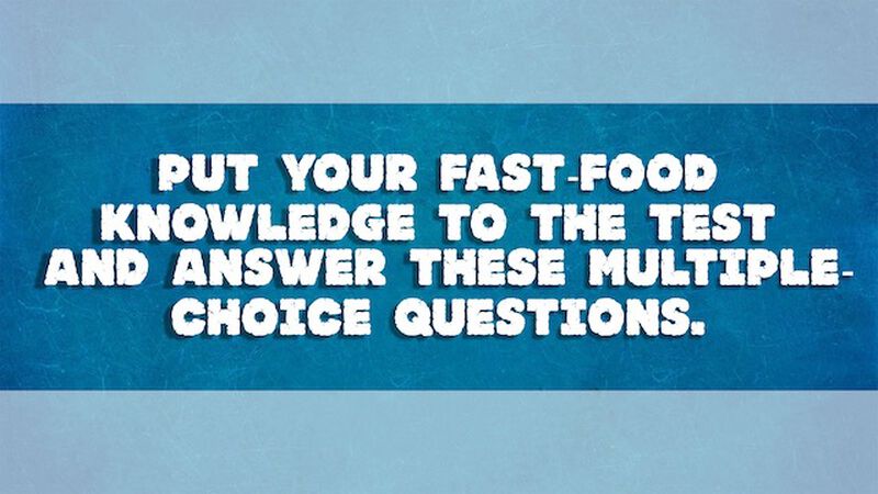 Fast Food Quiz